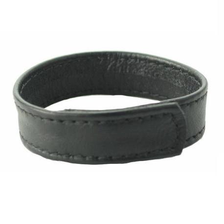 VELCRO LEATHER COCK RING - 1 1/4 " - 2"